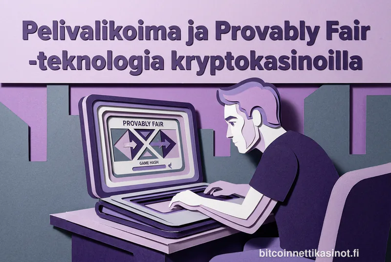 Pelivalikoima ja Provably Fair -teknologia kryptokasinoilla